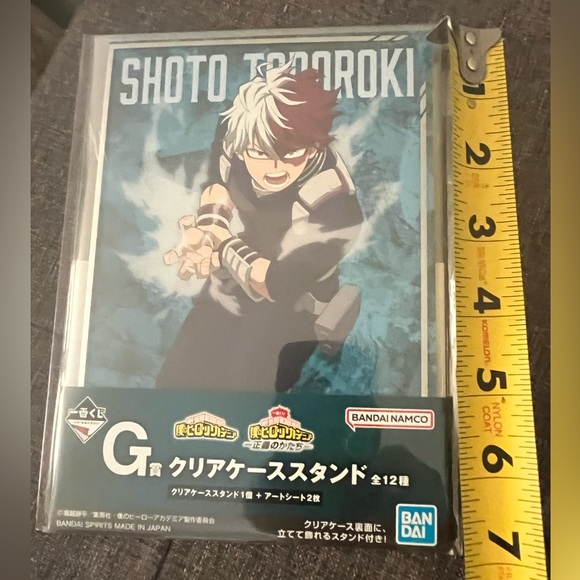 My Hero Academia Todoroki Clear Case Stand Bandai from Japan 🇯🇵 Ichiban Kuji - Picture 4 of 6